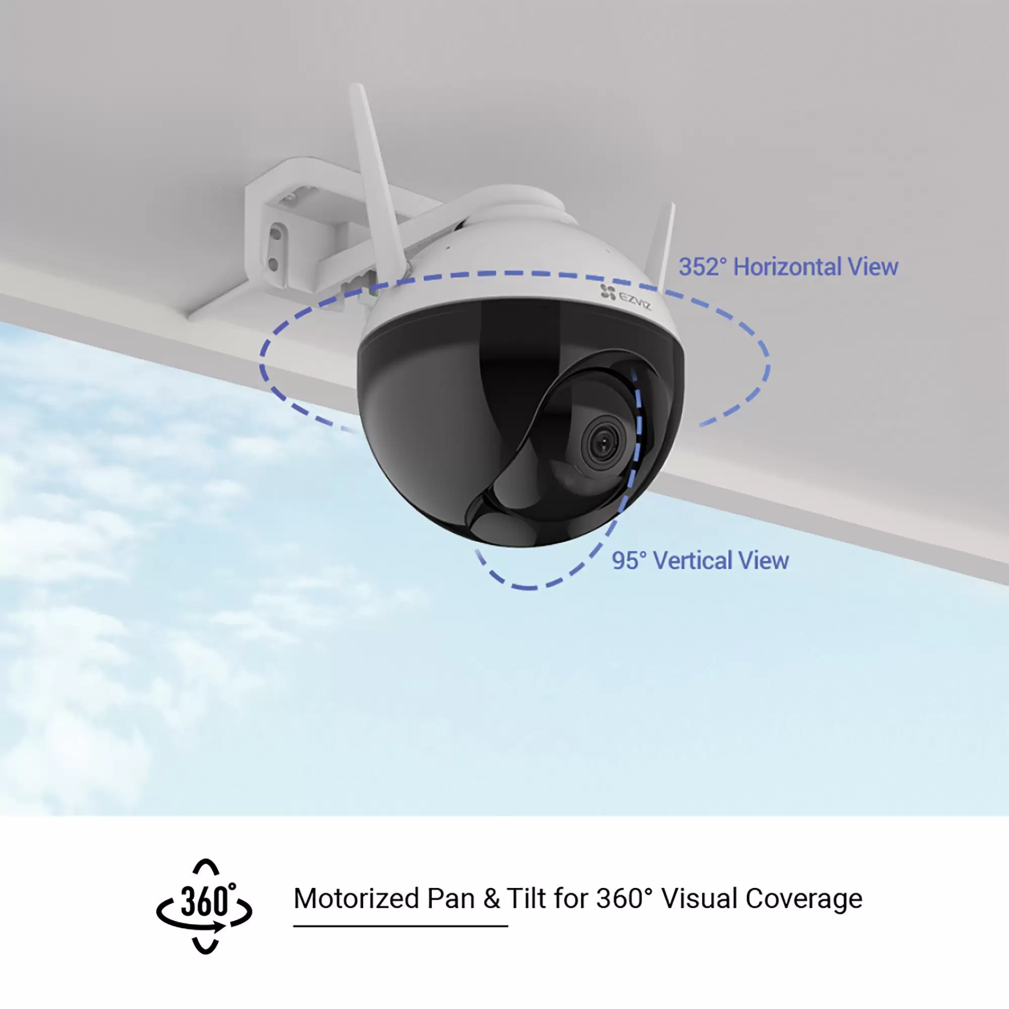 EZVIZ C8C Pan/Tilt/Zoom Camera - Image 4